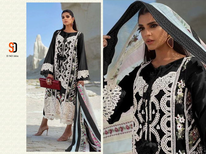 Crimson Black By Shraddha Cotton Embroidery Pakistani Suit Wholesale Shop In Surat
